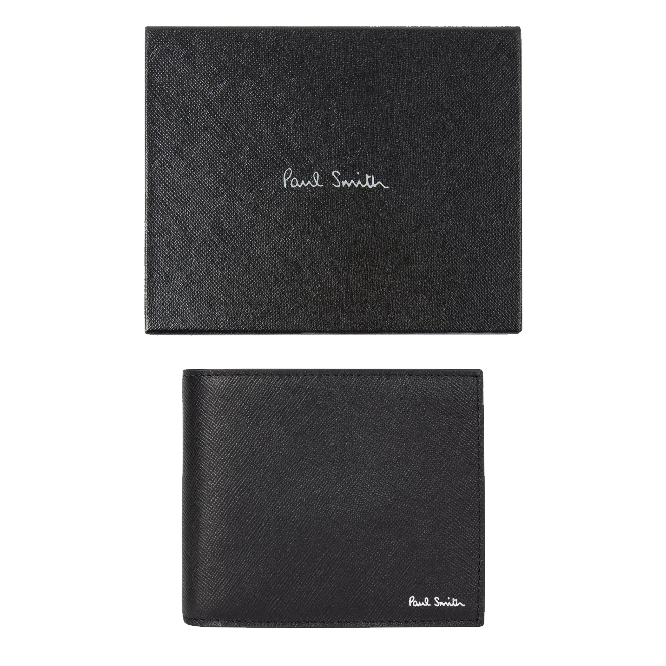 Paul Smith 'Mini Blur' Interior Billfold Wallet Black - Image 5