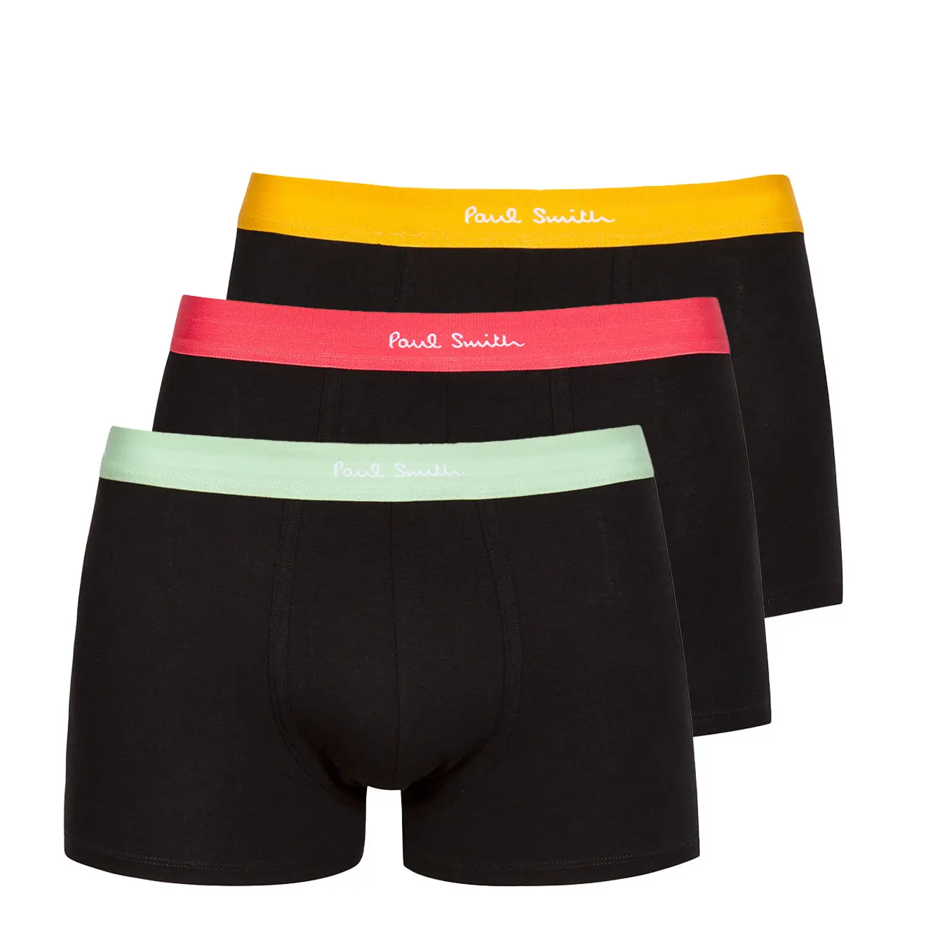 Paul Smith Mixed Boxer Briefs Three Pack Brght Bnd Black