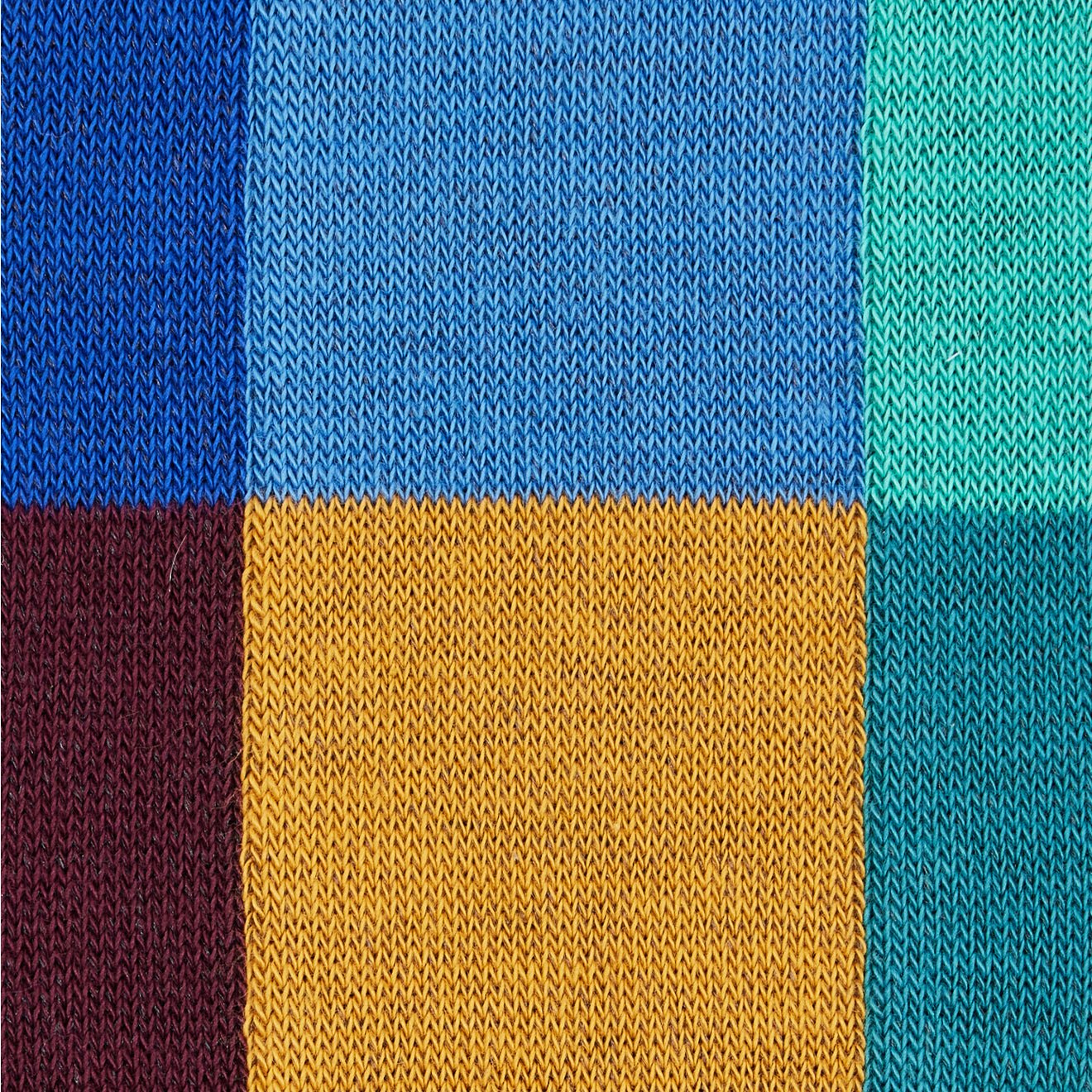 Paul Smith Norwich Check Socks Blue - Image 3