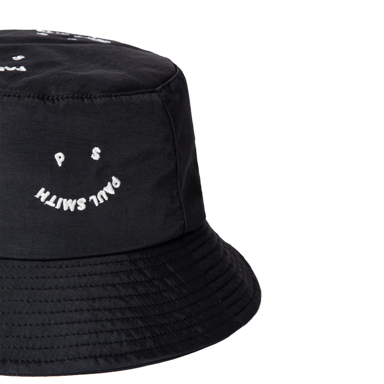 Paul Smith PS Happy Allover Bucket Hat Black - Image 2