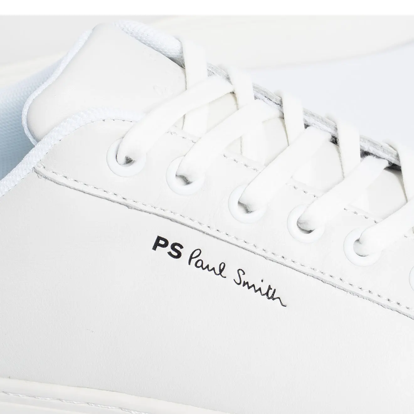 Paul Smith Rex Zebra Trainers White Leather - Image 4