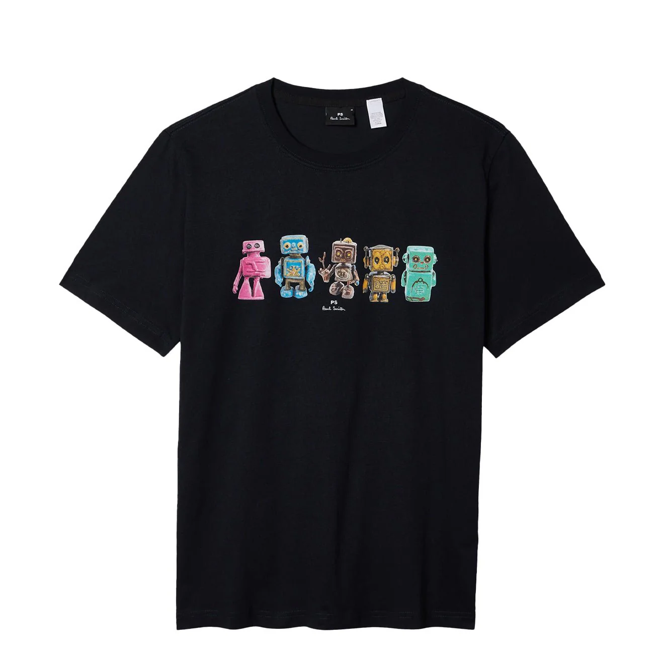 Paul Smith 'Robots' T-Shirt Navy Blue