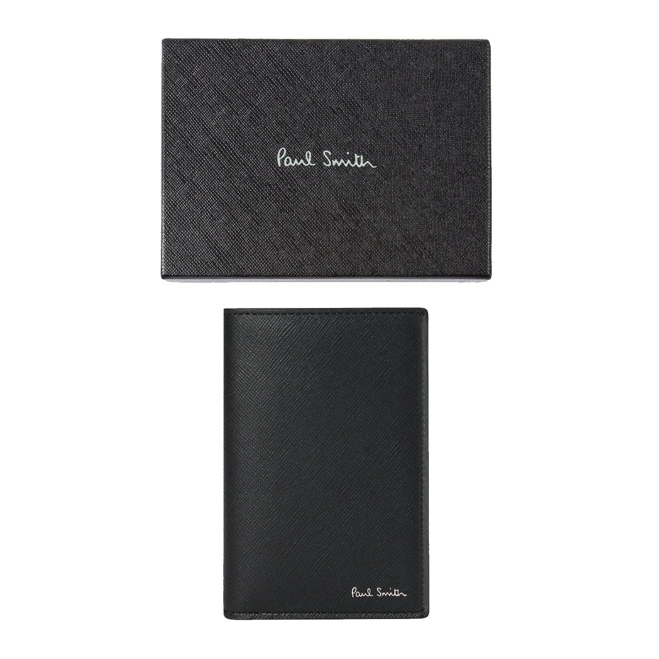Paul Smith Signature Stripe Balloon Mount Fuji Interior Credit Card Wallet Black - Image 4