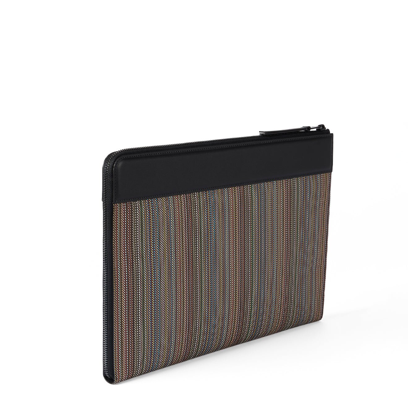Paul Smith Signature Stripe Coated Canvas Document Case Multicolour - Image 2