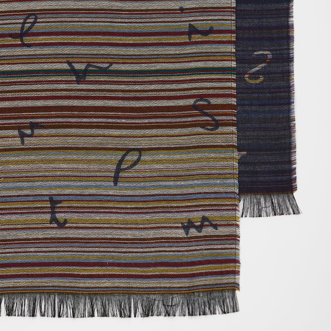 Paul Smith Signature Stripe Scarf Multicolour - Image 2