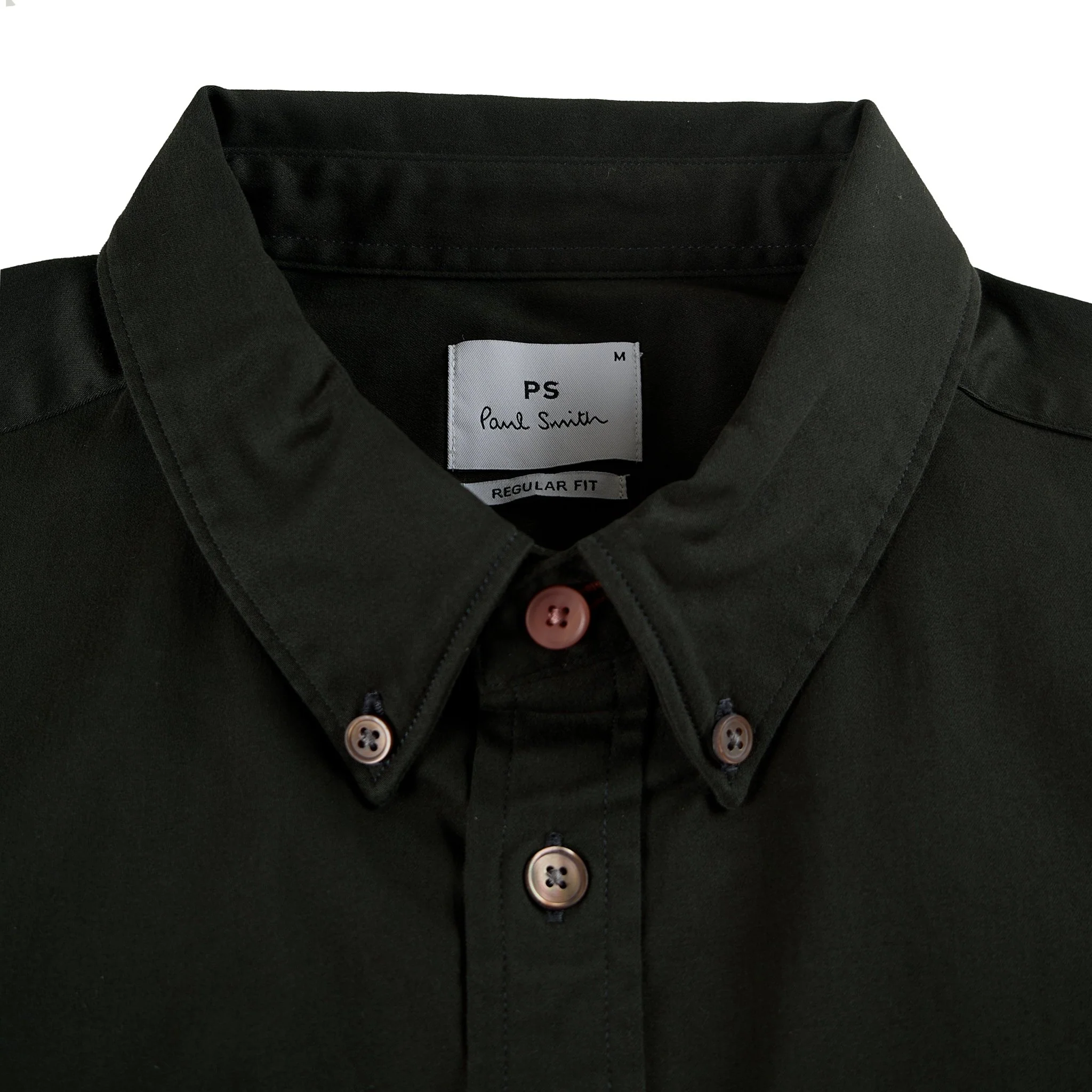 Paul Smith Soft Touch Cotton Shirt Green - Image 3