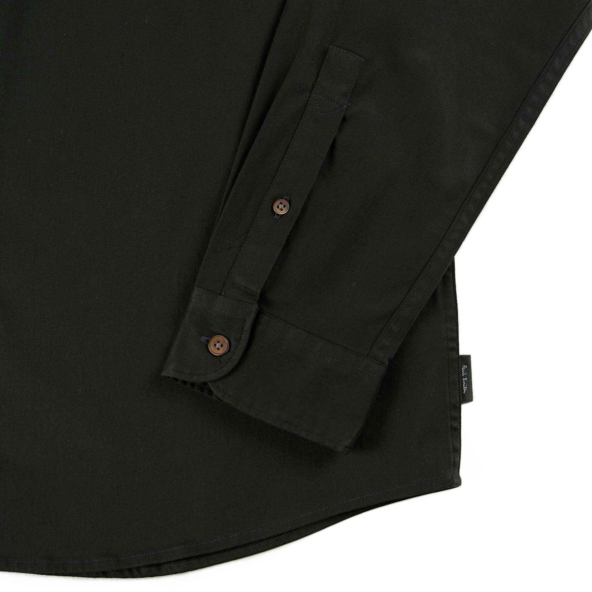 Paul Smith Soft Touch Cotton Shirt Green - Image 4