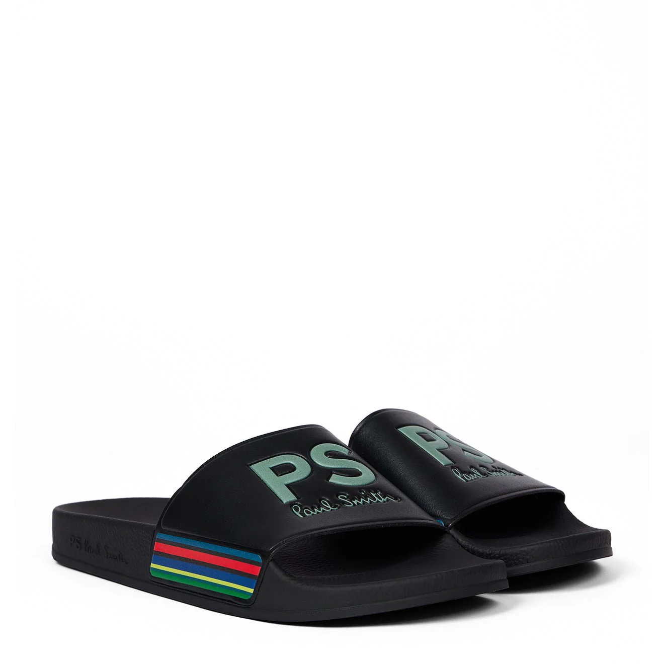 Paul Smith Sports Stripe Zed Slides Black - Image 2