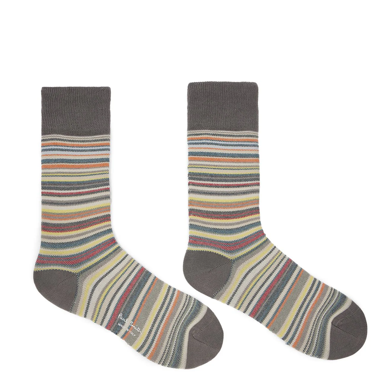 Paul Smith Spring Signature Stripe Socks Grey - Image 2