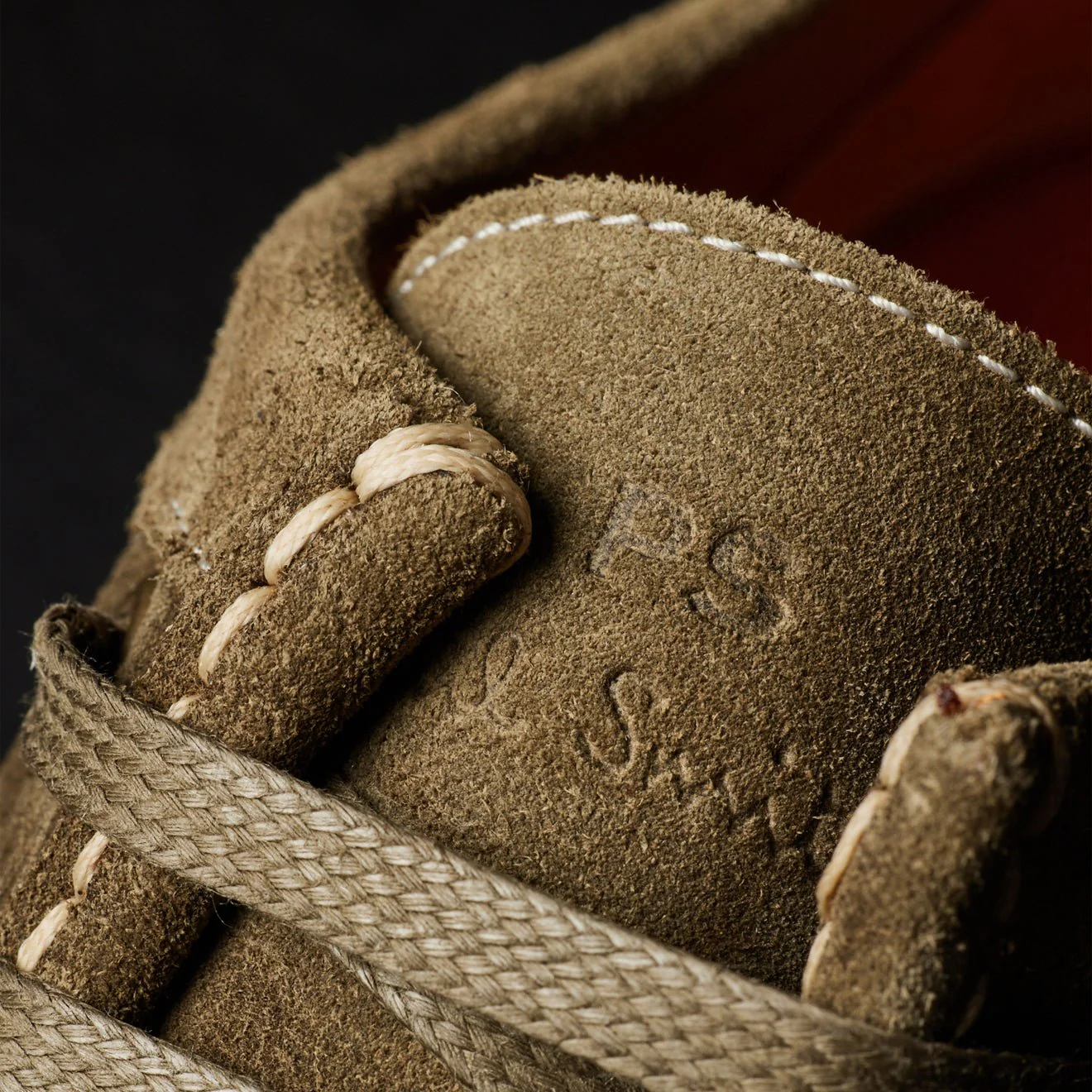 Paul Smith Suede Buster Shoe Olive Green - Image 5