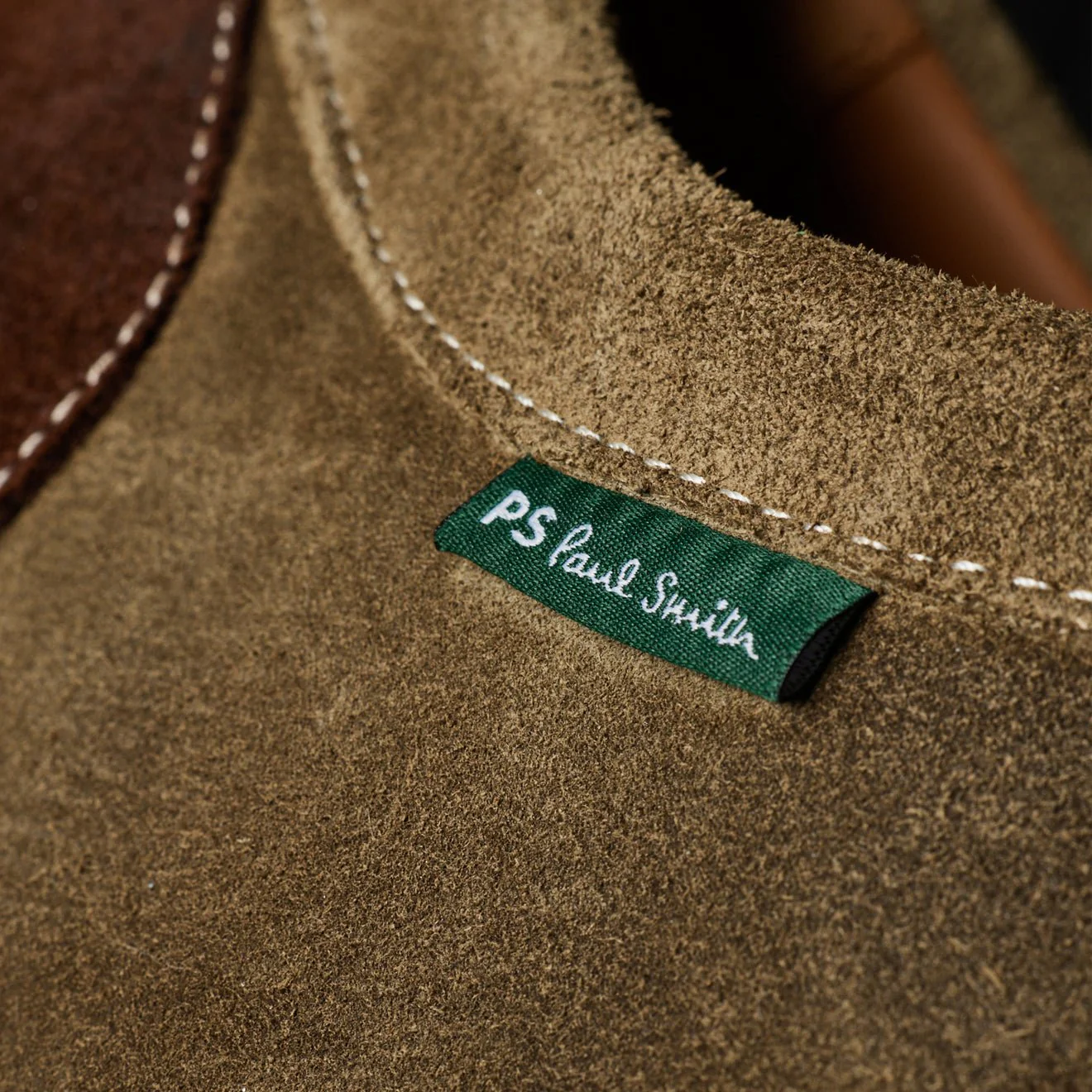 Paul Smith Suede Buster Shoe Olive Green - Image 6