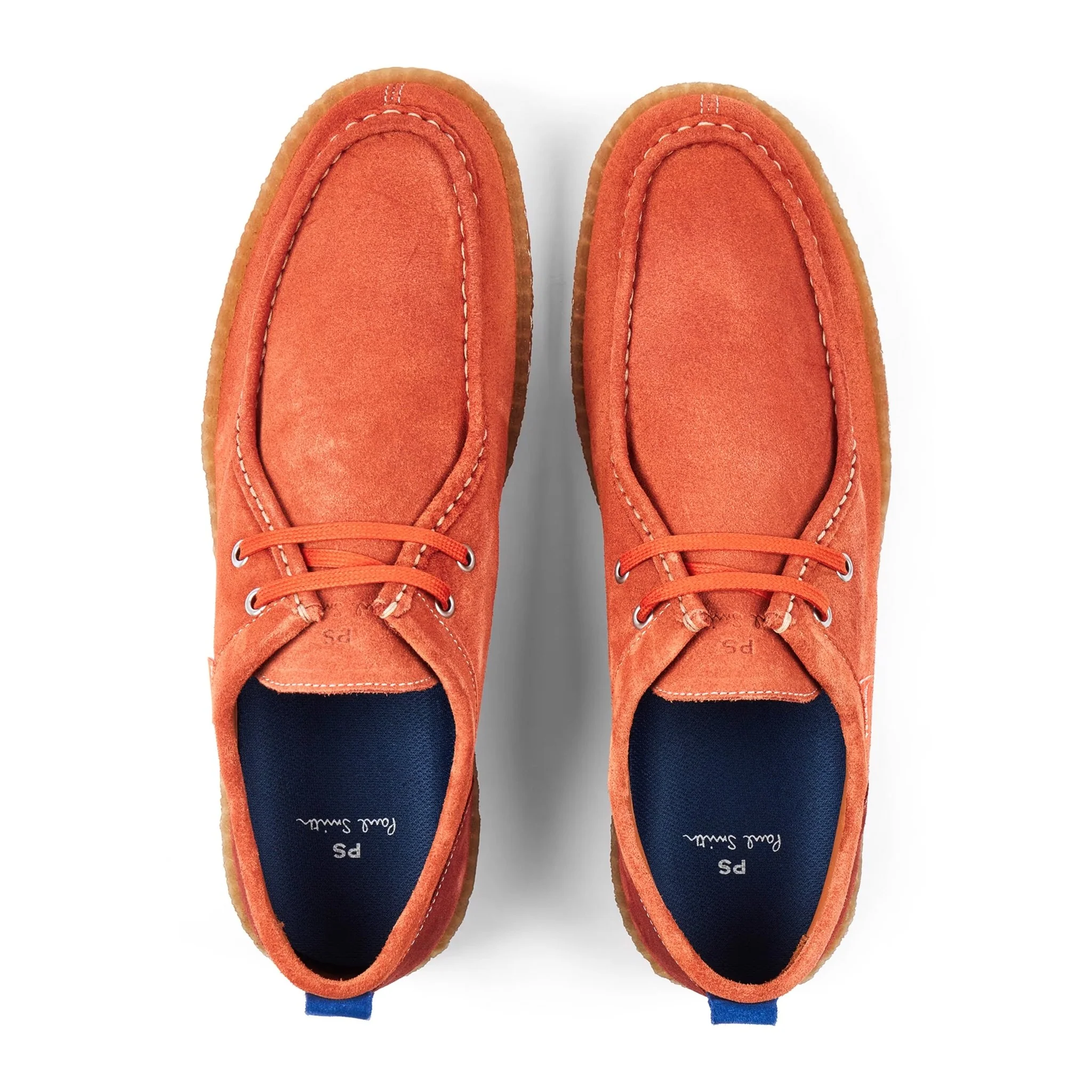 Paul Smith Suede Buster Shoes Orange - Image 3