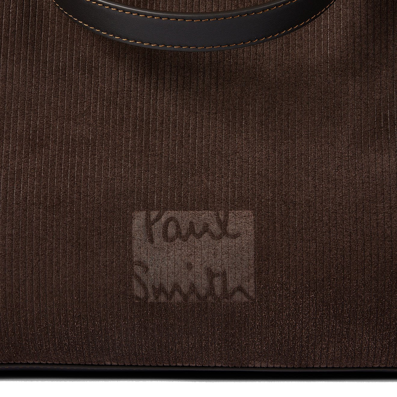 Paul Smith Suede Duffle Holdall Brown - Image 4