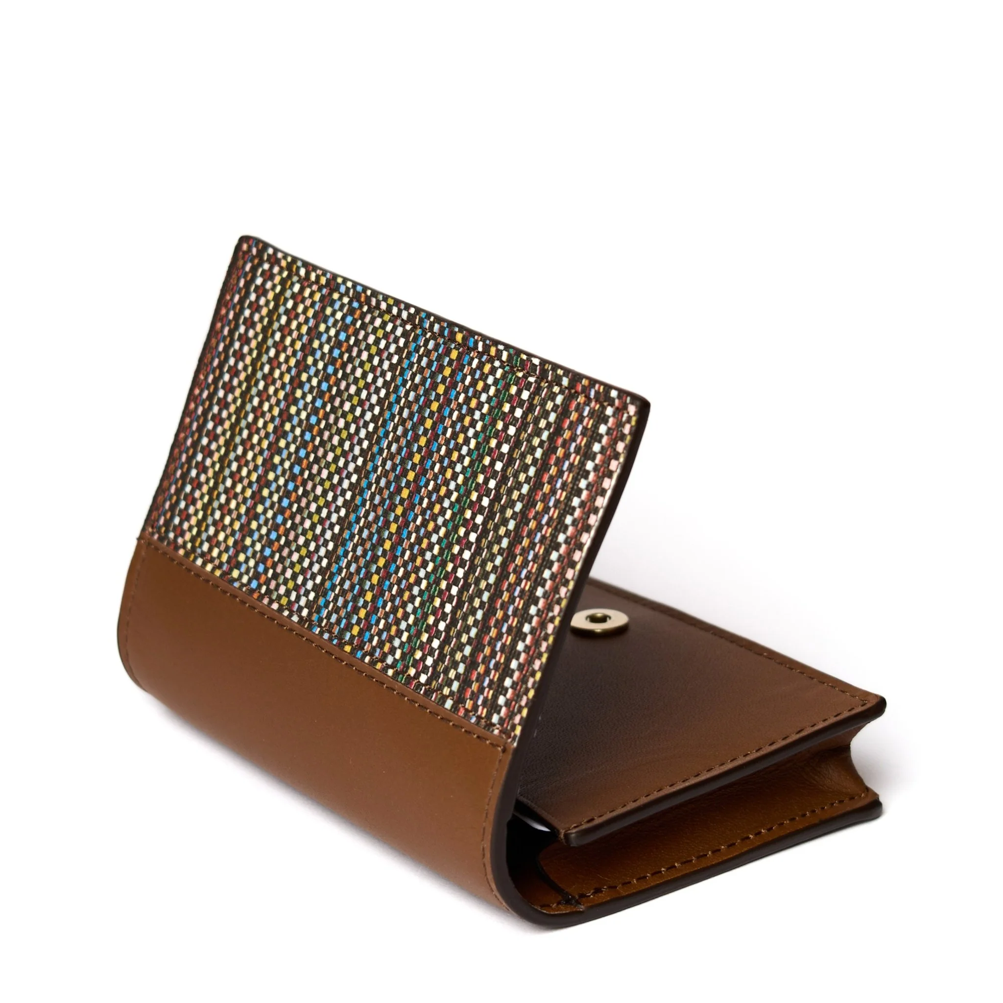 Paul Smith Wallet Fold Over Card Holder Brown - Image 3