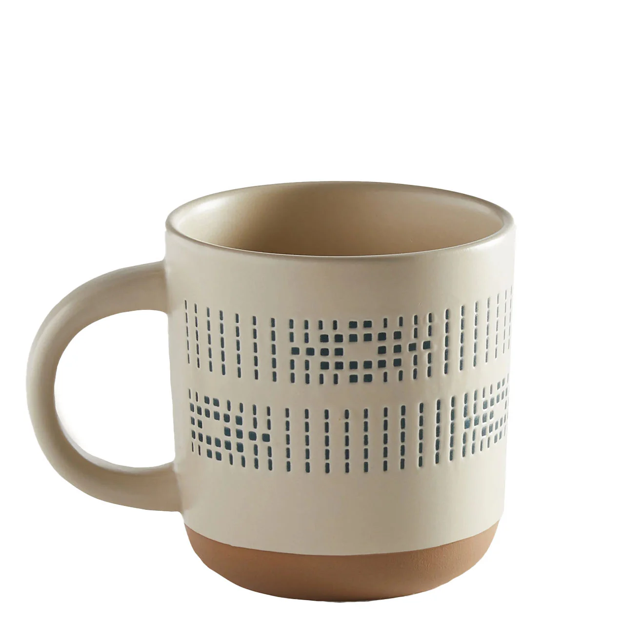 Pendleton 12oz Ceramic Mug Set Of 4 Beaded Sandshell