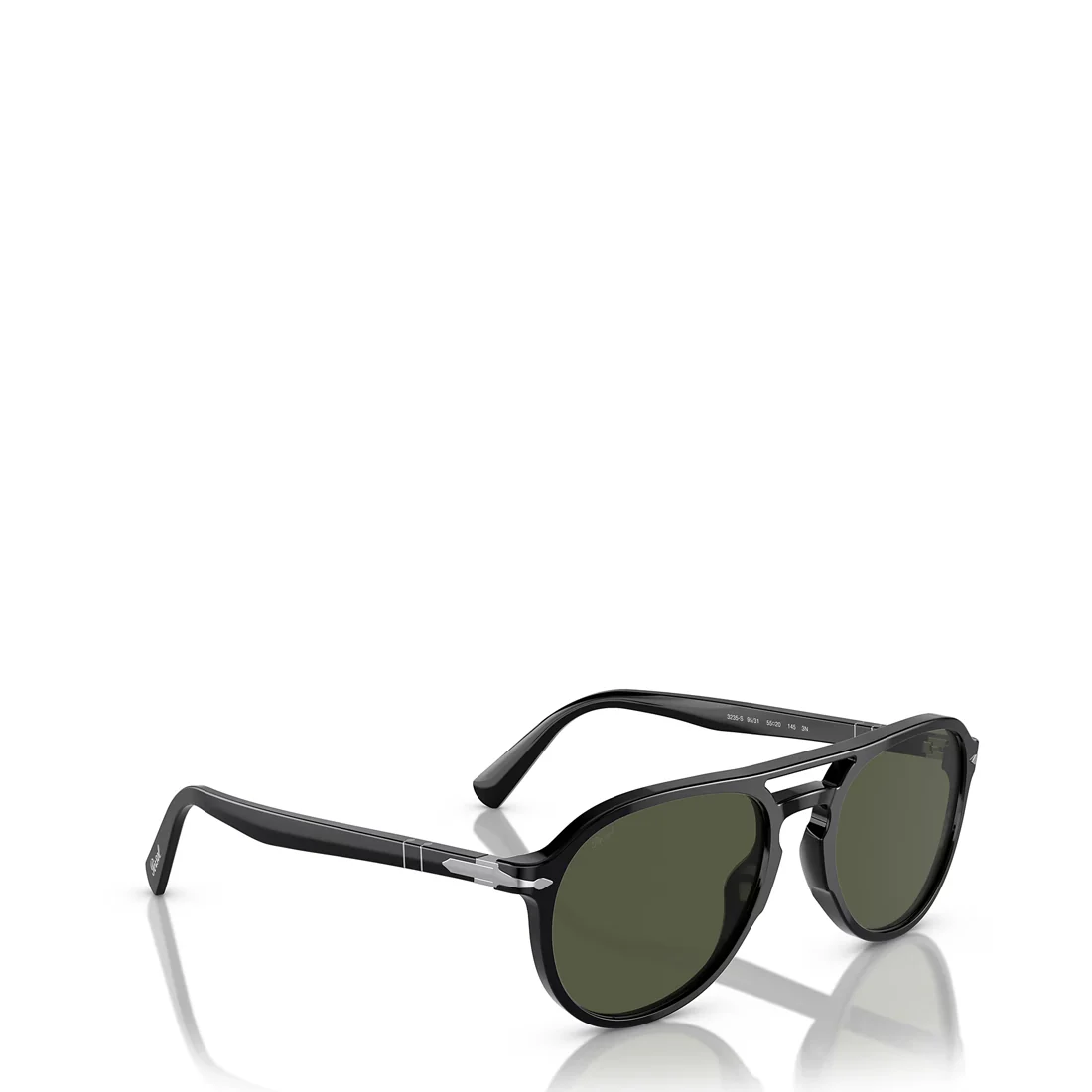 Persol 0PO3235S 95/31 55 Sunglasses Black / Green - Image 3