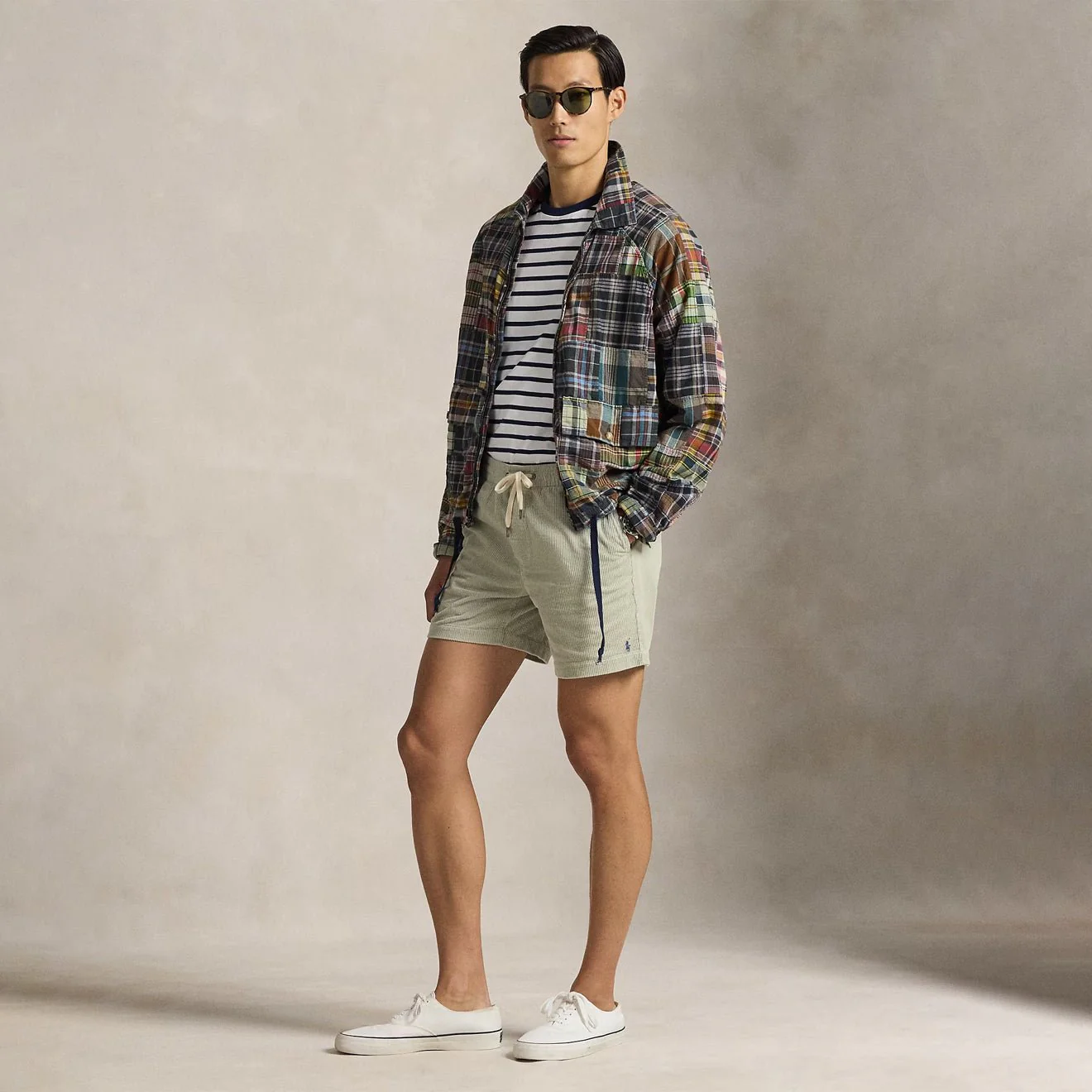 Polo Ralph Lauren 15 cm Polo Prepster Corduroy Shorts Khaki Stone - Image 2