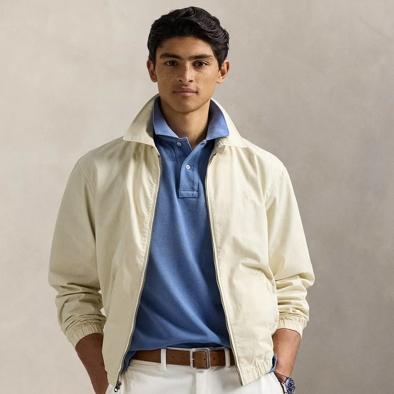 Polo Ralph Lauren Bayport Unlined Windbreaker Natural - Image 2