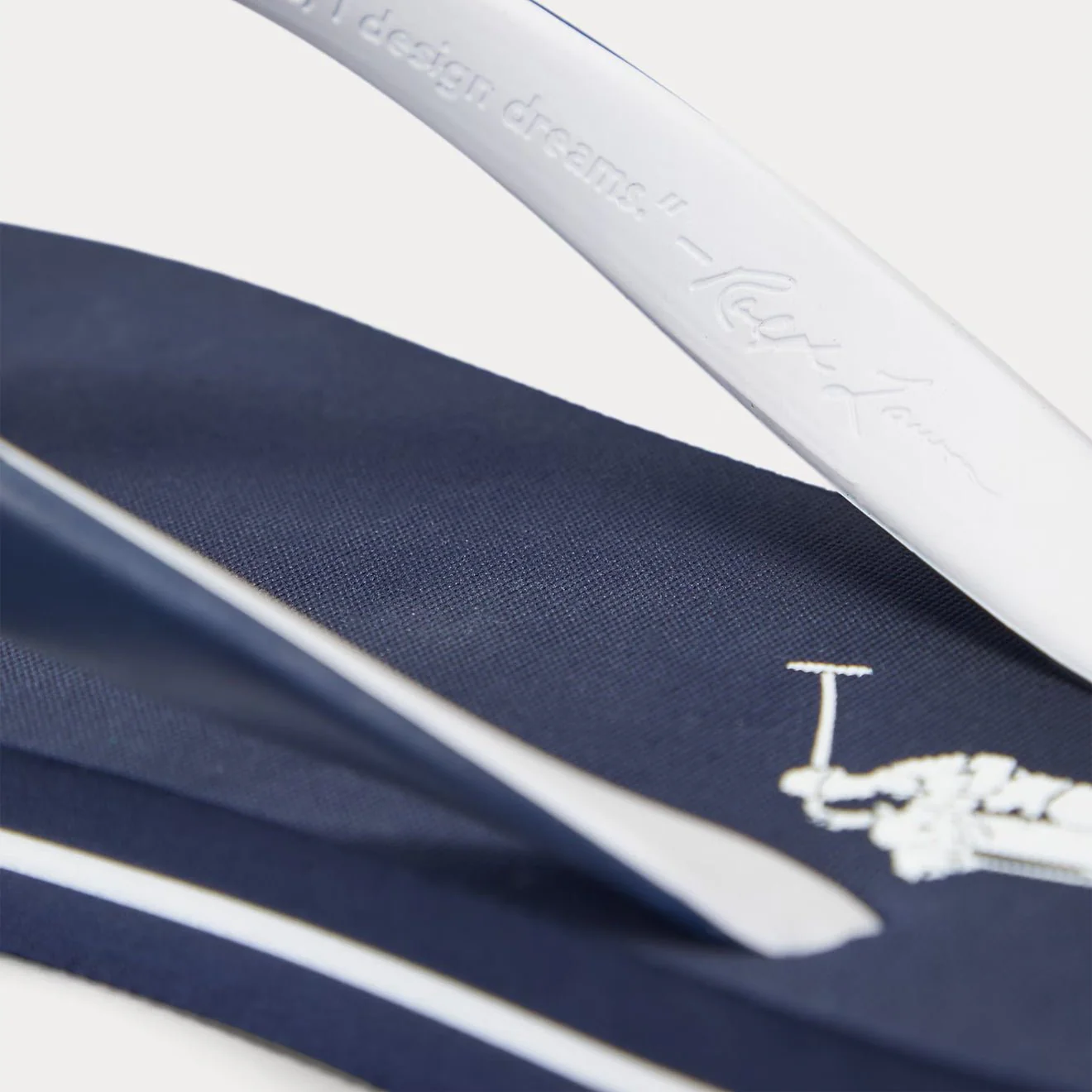 Polo Ralph Lauren Bolt Big Pony Flip-Flop Navy / White - Image 4