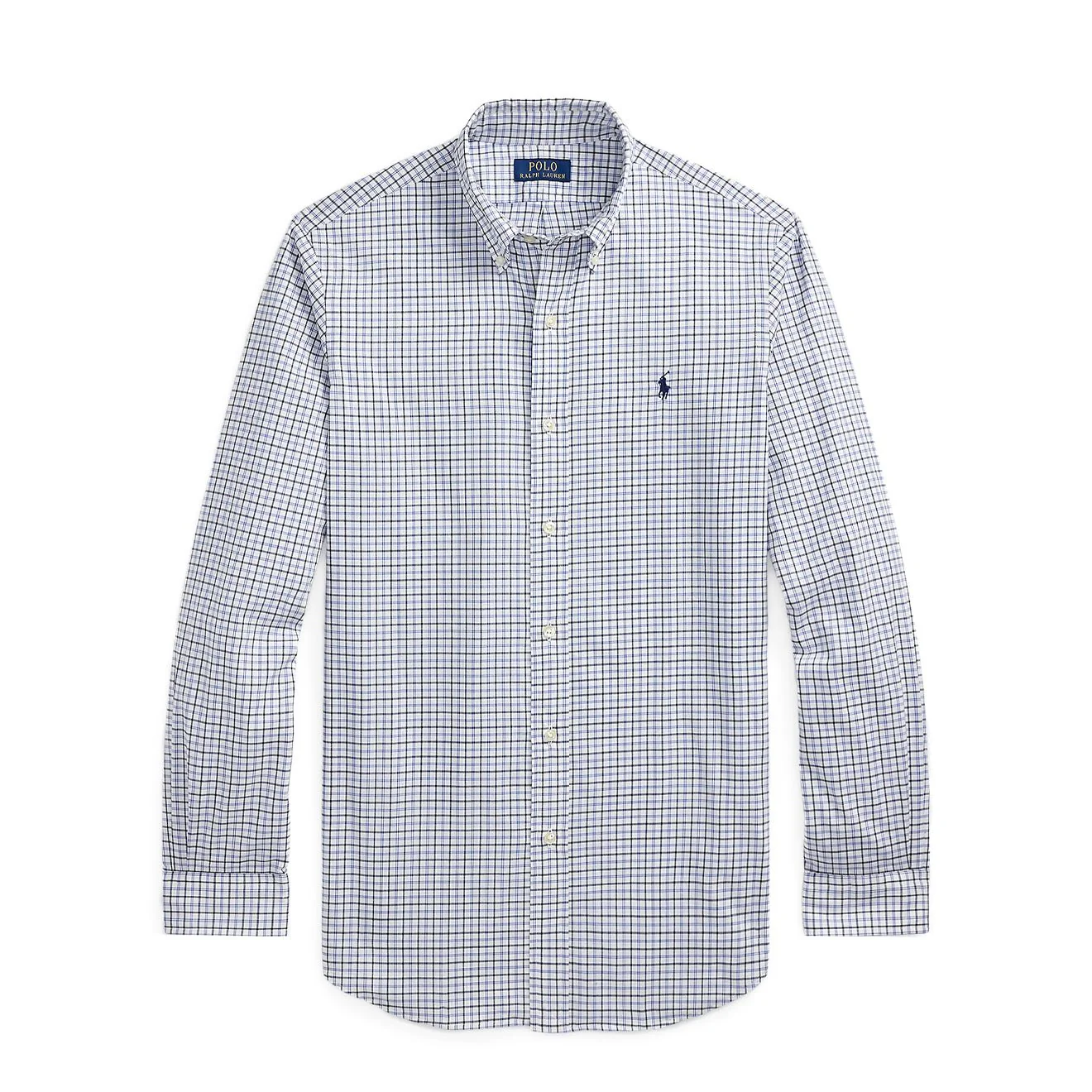 Polo Ralph Lauren Custom Fit Plaid Twill Shirt Nevis Blue / Multi