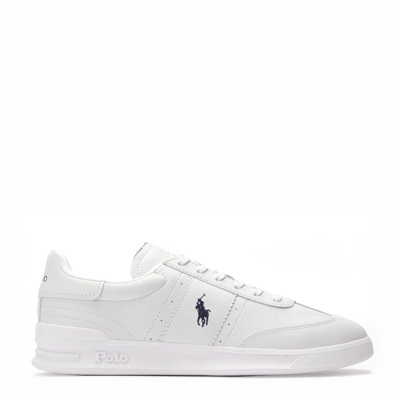 Polo Ralph Lauren Heritage Aera Leather Trainer White / Navy