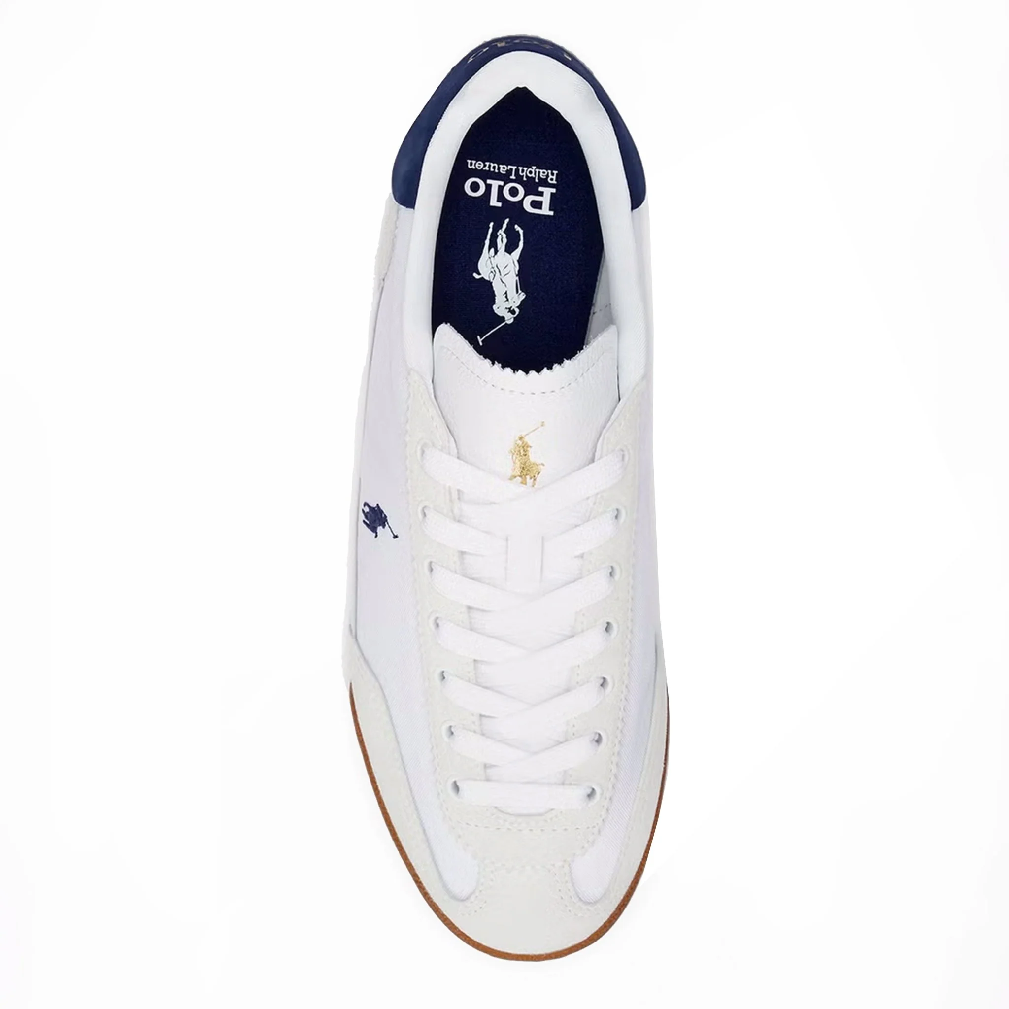 Polo Ralph Lauren Hesta Trainer White / Navy - Image 3