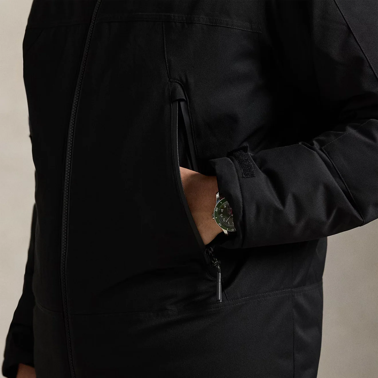 Polo Ralph Lauren Insulated Hooded Jacket Polo Black - Image 5