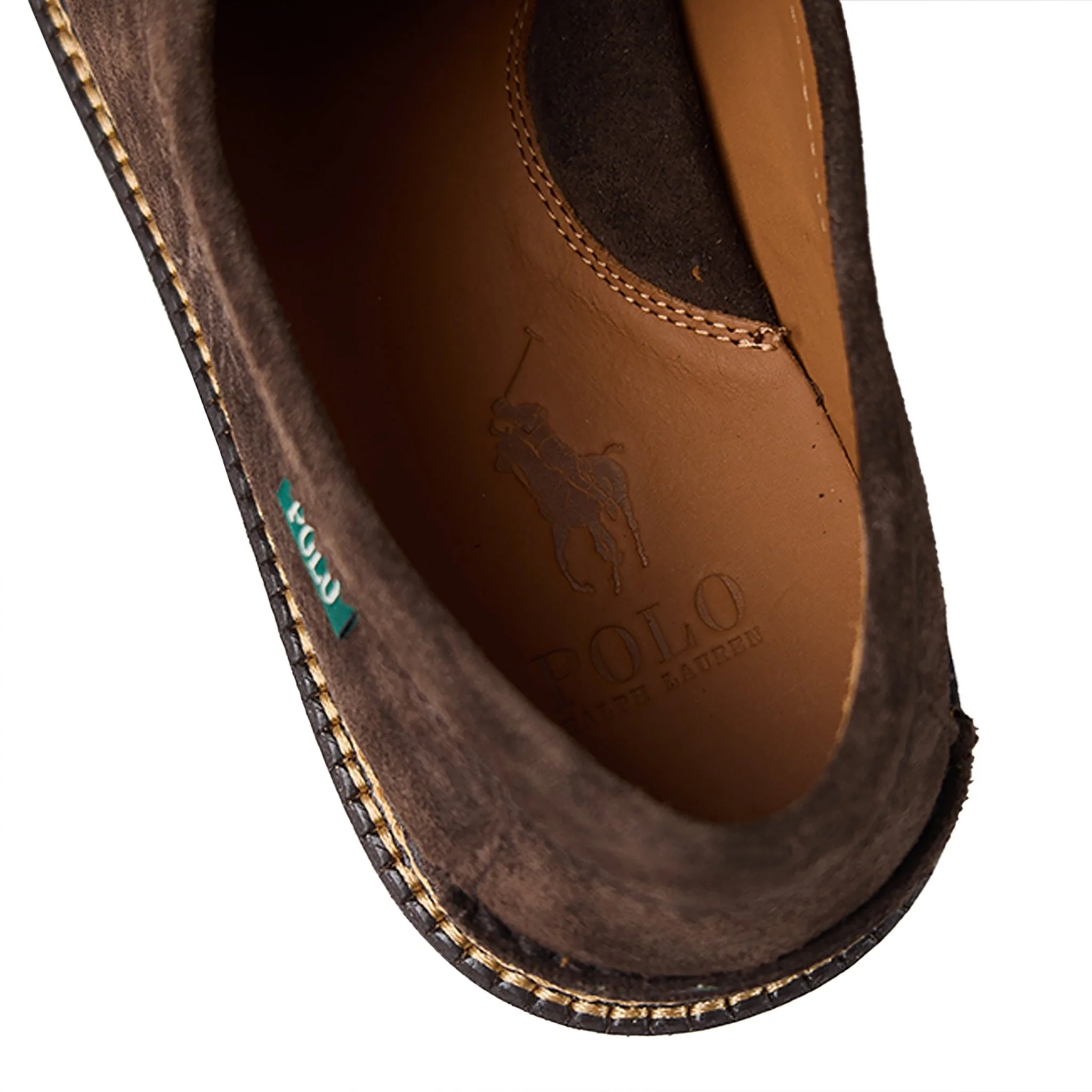 Polo Ralph Lauren Jett Lug-Sole Suede Moc-Toe Shoe Dark Brown - Image 3