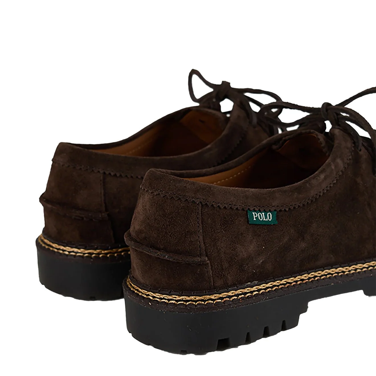 Polo Ralph Lauren Jett Lug-Sole Suede Moc-Toe Shoe Dark Brown - Image 7