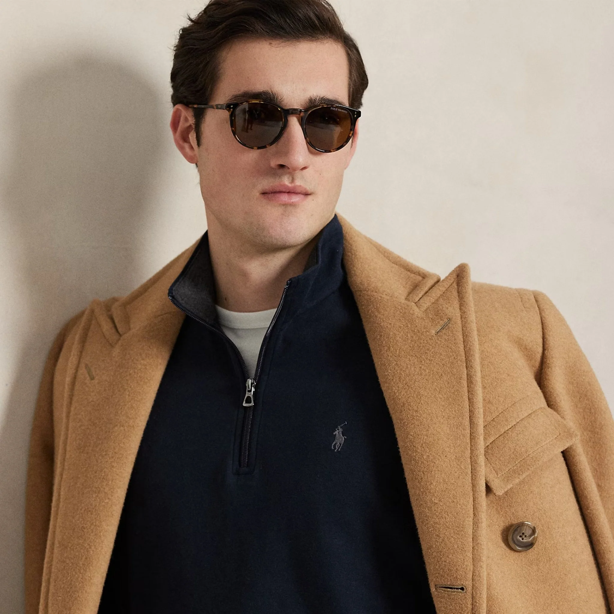 Polo Ralph Lauren Luxury Jersey Quarter-Zip Pullover Aviator Navy - Image 4
