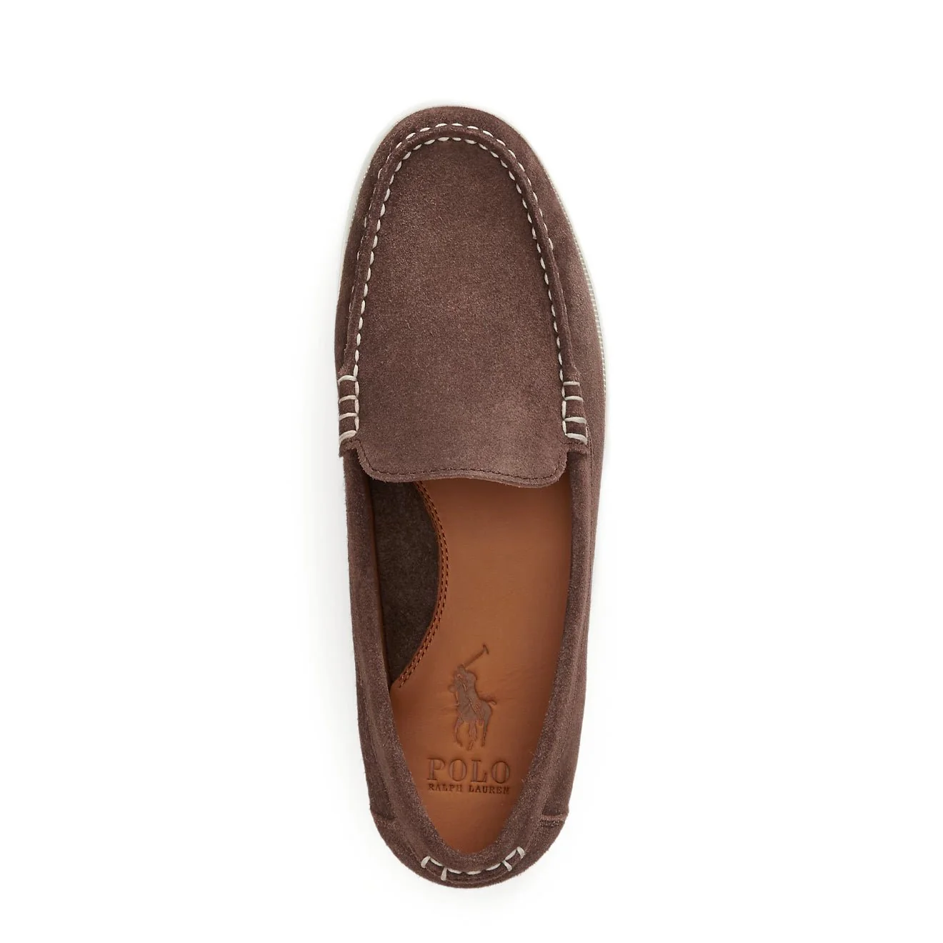 Polo Ralph Lauren Merton Suede Venetian Loafer Dark Brown - Image 3