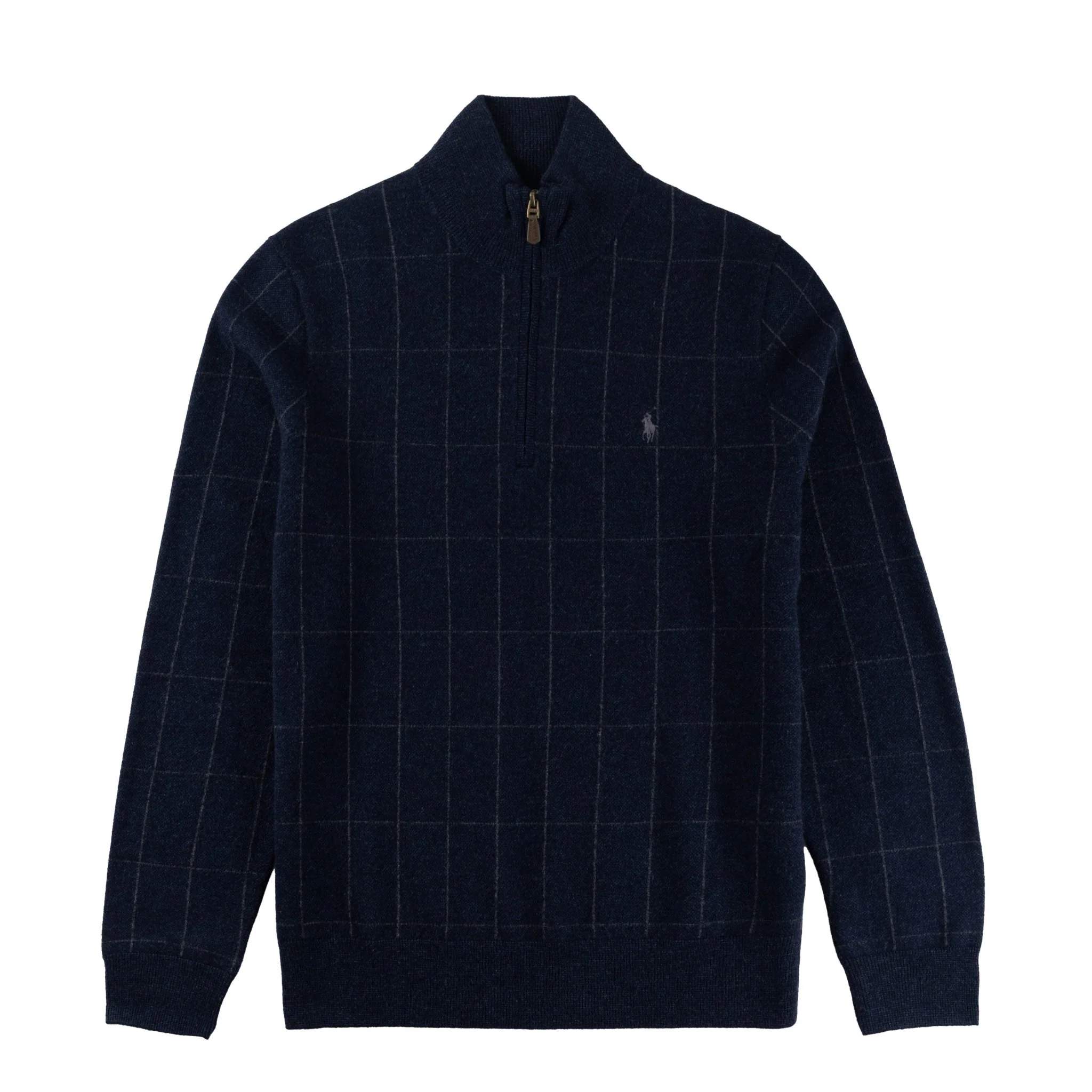 Polo Ralph Lauren Quarter-Zip Sweater Navy Combo