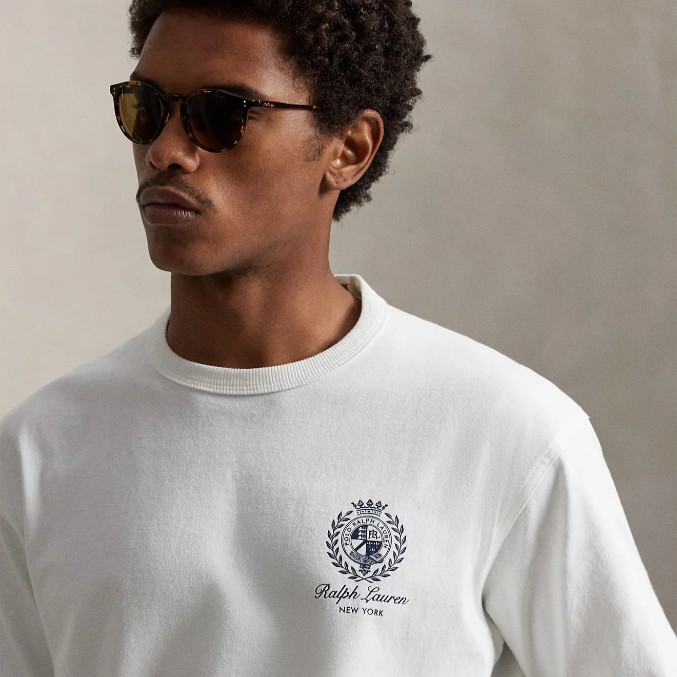 Polo Ralph Lauren Relaxed Fit Jersey Graphic T-shirt White - Image 4