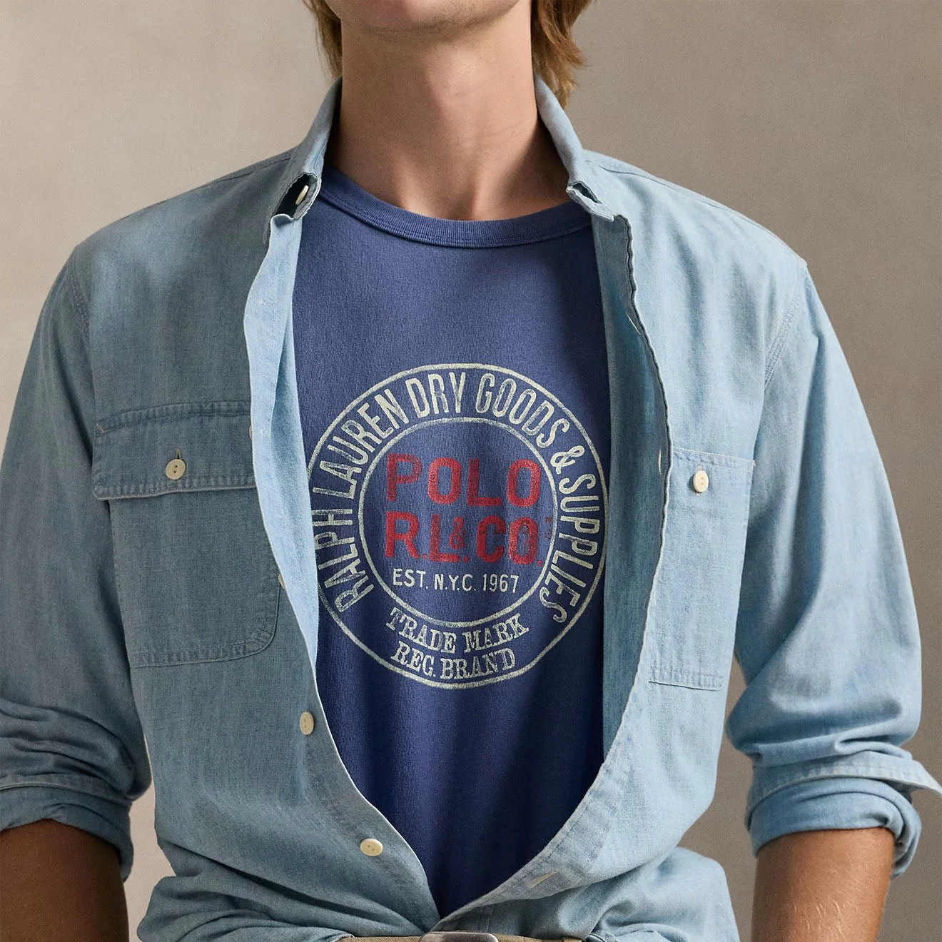 Polo Ralph Lauren Short Sleeve T Shirt Classic Old Royal - Image 3
