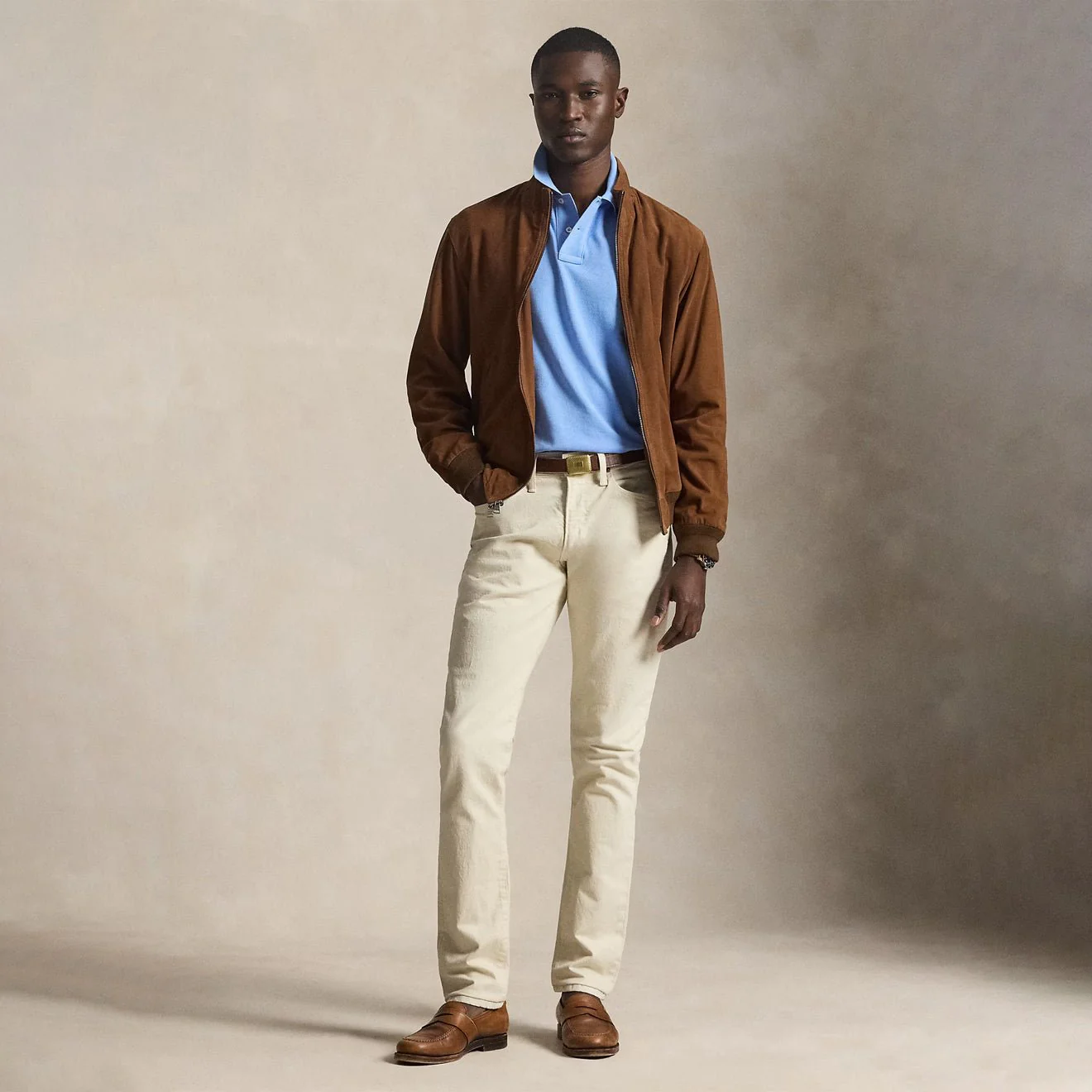 Polo Ralph Lauren The Iconic Mesh Polo Shirt Blue Lagoon - Image 5
