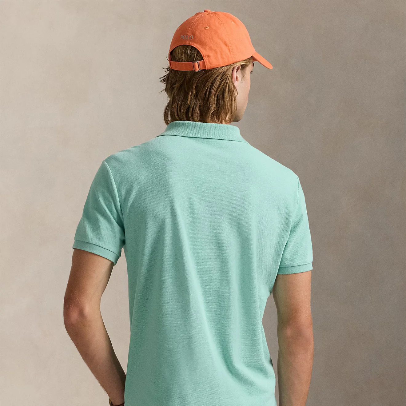 Polo Ralph Lauren The Iconic Mesh Polo Shirt CELADON - Image 3