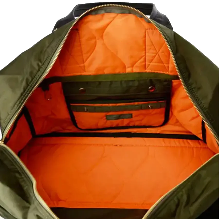 Porter-Yoshida and Co Force 2-Way Duffle Bag Olive Drab - Image 5