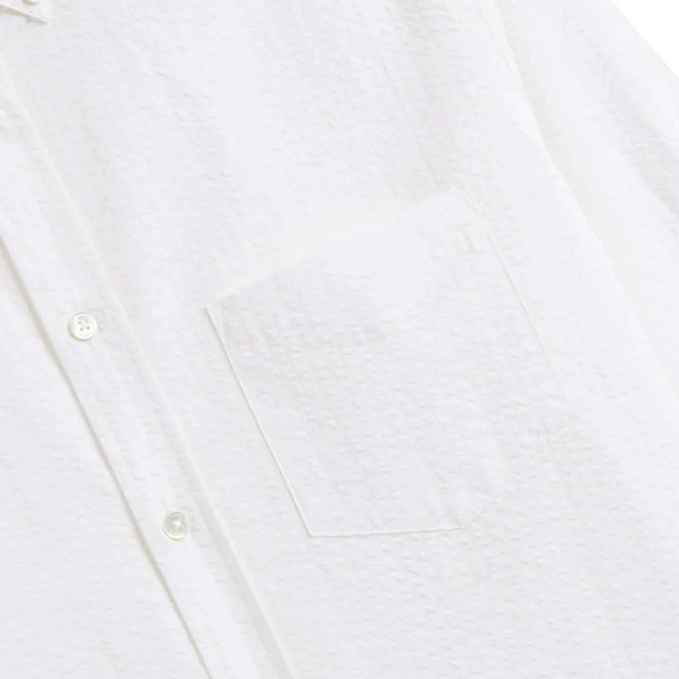 Portuguese Flannel Atlantico L/S Shirt White - Image 3