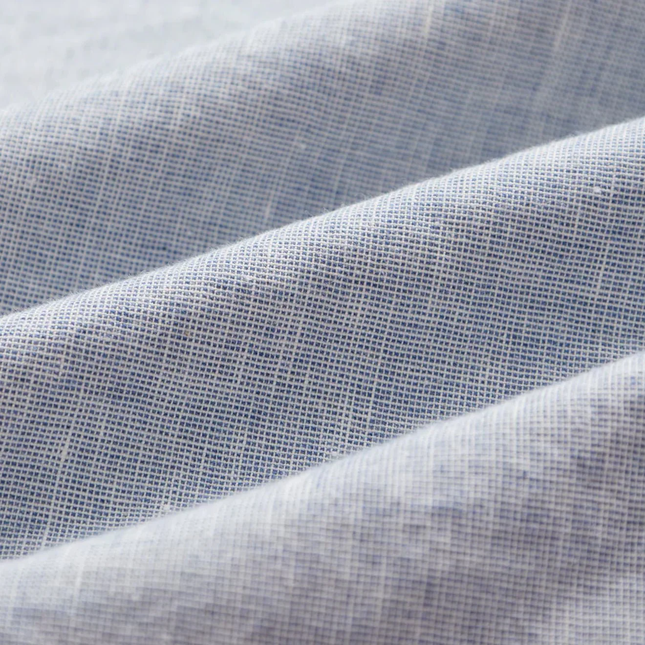 Portuguese Flannel Granular L/S Shirt Blue - Image 5