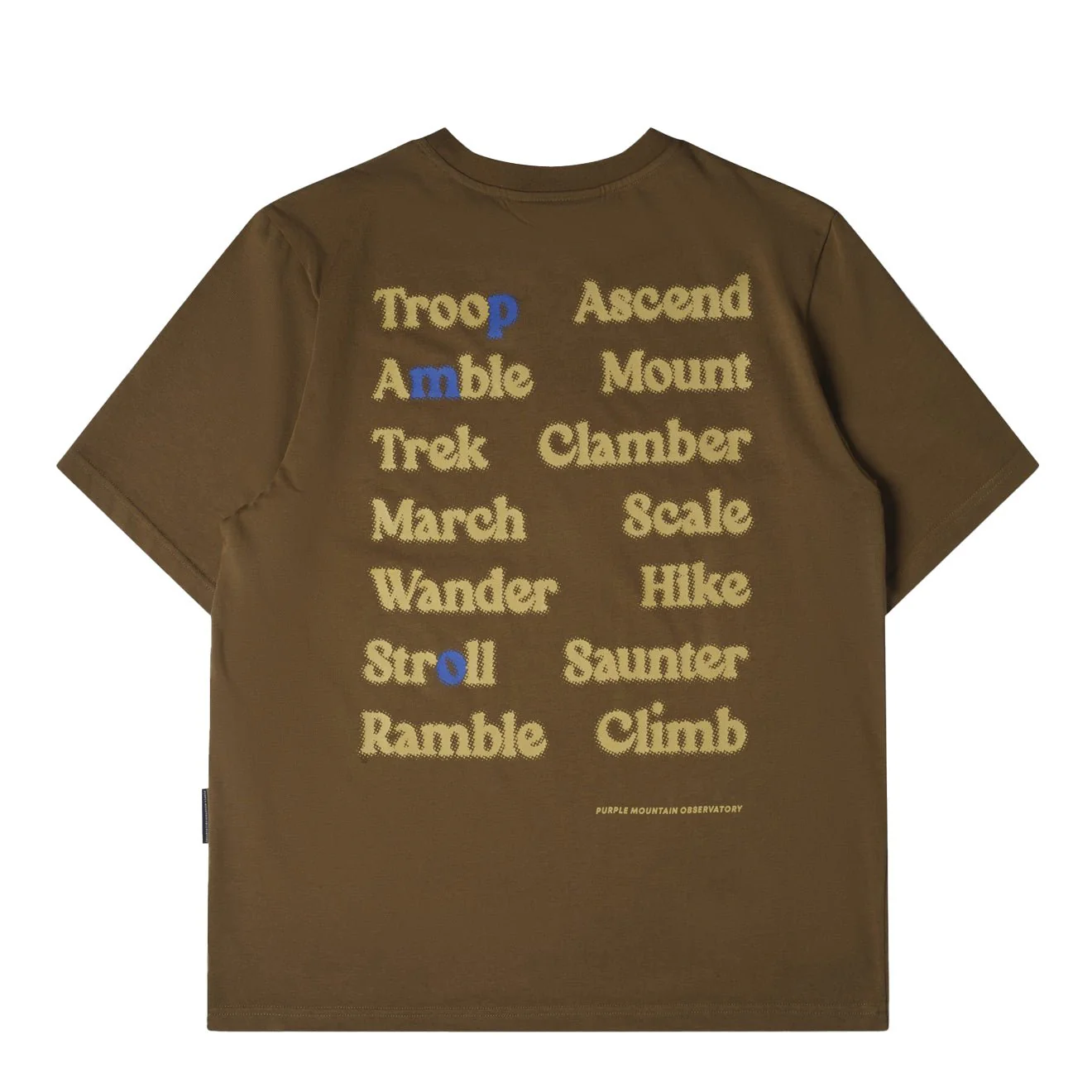 Purple Mountain Observatory Ascend S/S Tee Dark Olive - Image 2