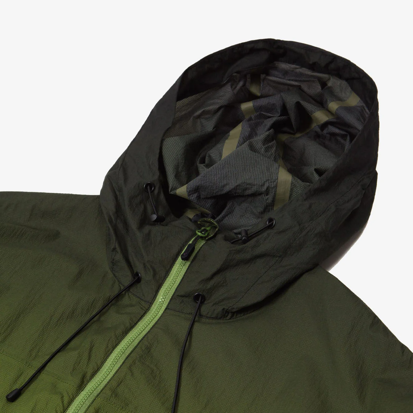 Purple Mountain Observatory Breeze Jacket Ombre Print Lime/Black - Image 2