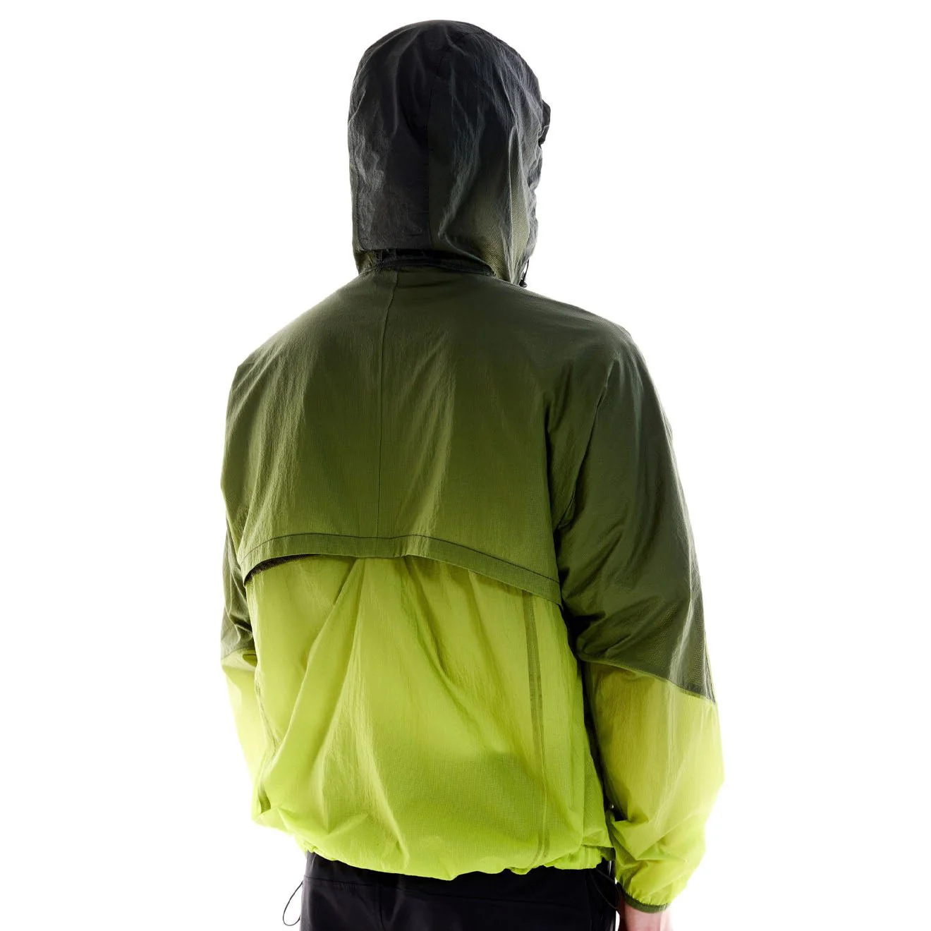 Purple Mountain Observatory Breeze Jacket Ombre Print Lime/Black - Image 6