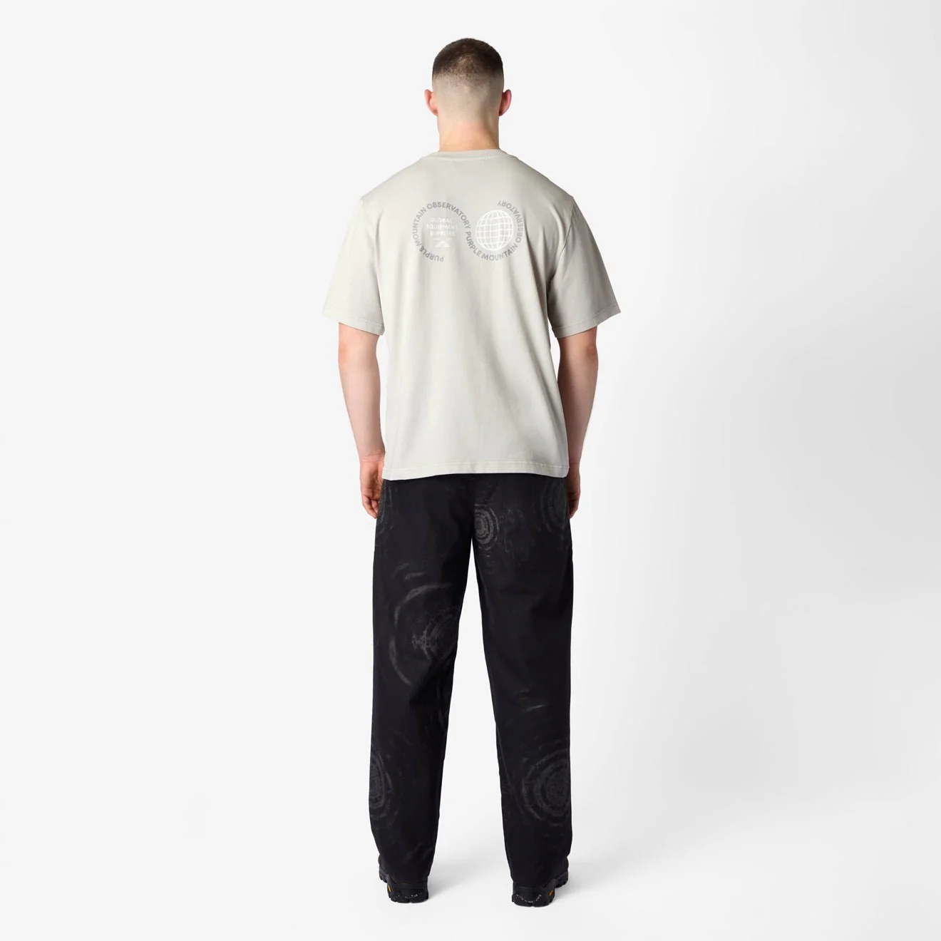 Purple Mountain Observatory Globe SS Tee Grey - Image 4