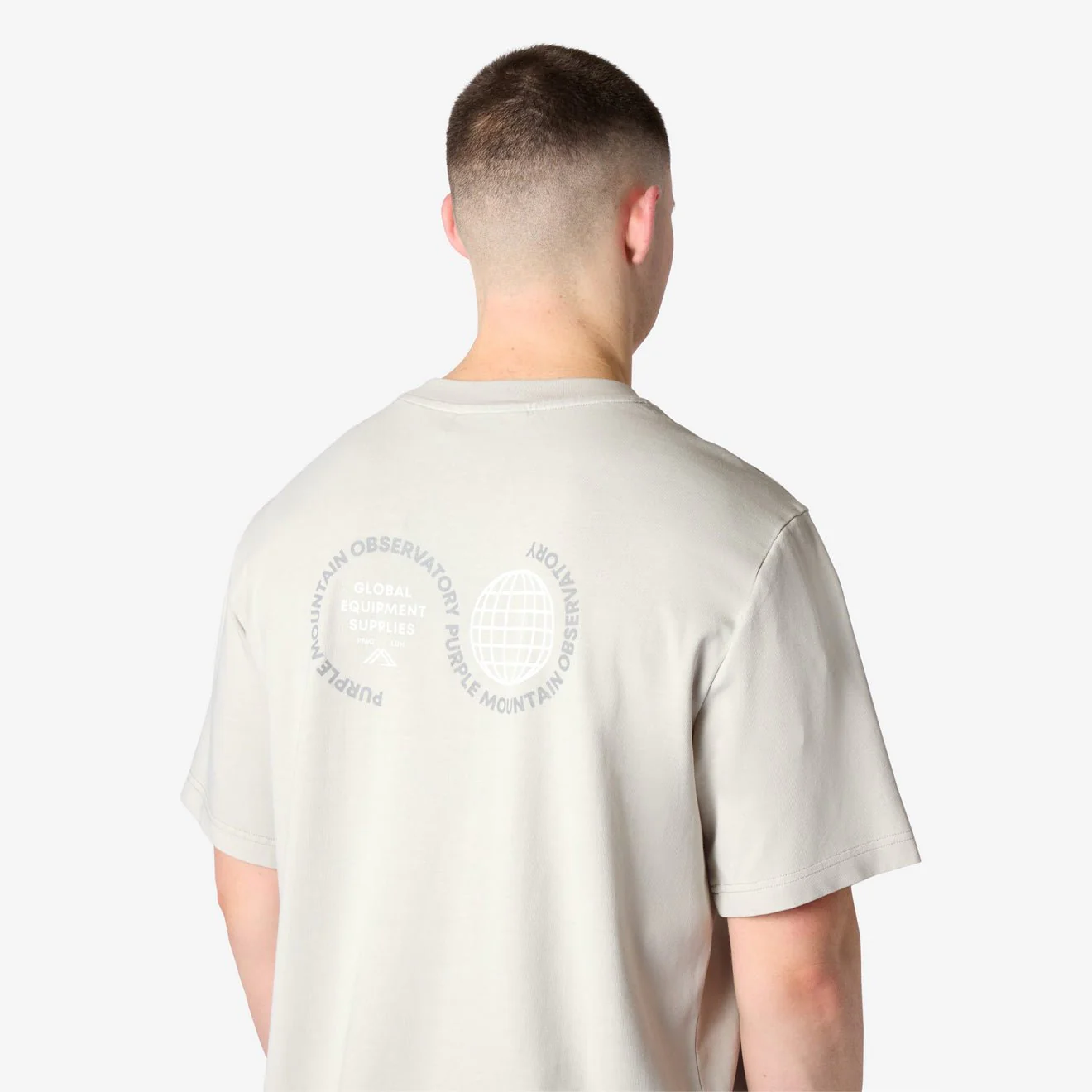 Purple Mountain Observatory Globe SS Tee Grey - Image 5