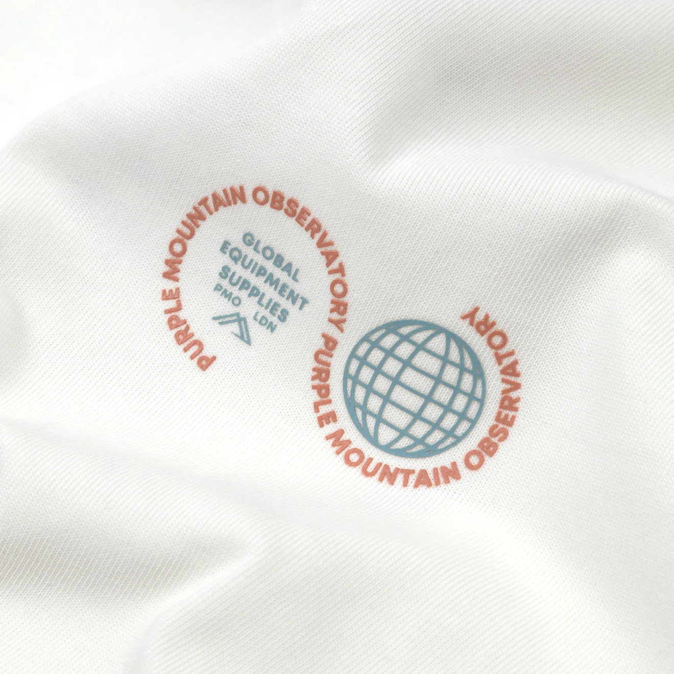 Purple Mountain Observatory Globe Tee White - Image 3