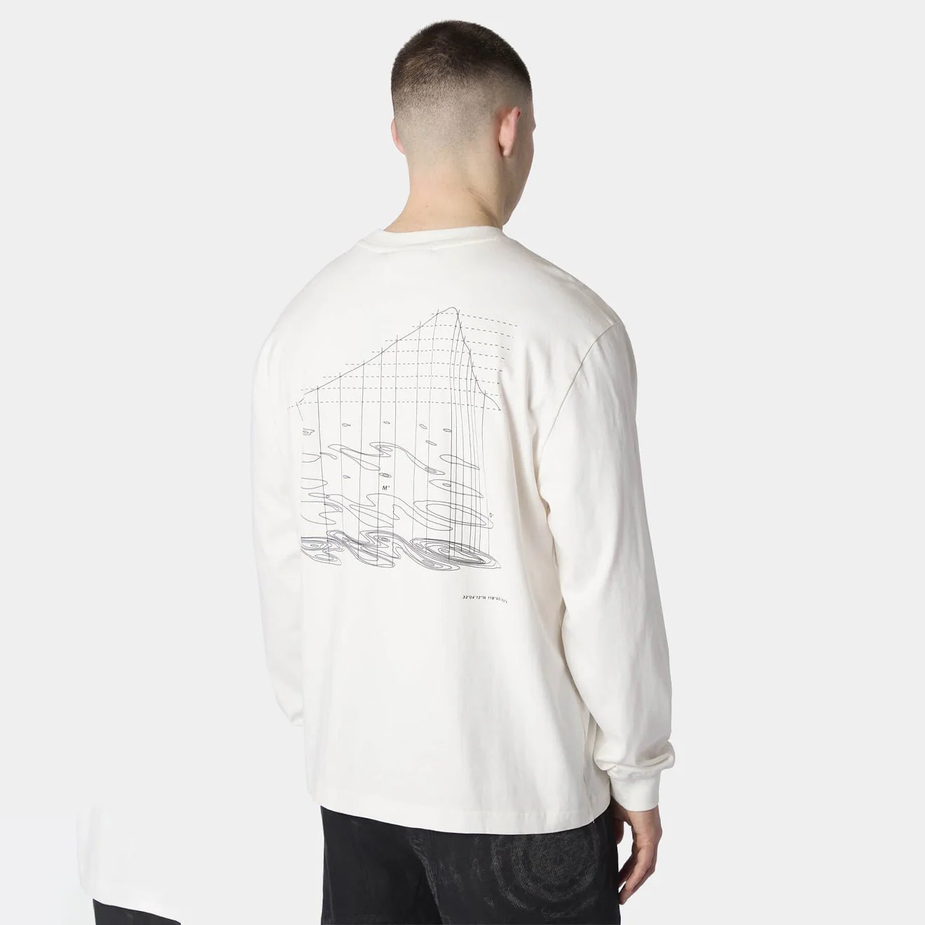 Purple Mountain Observatory Map Projections LS Tee White - Image 4