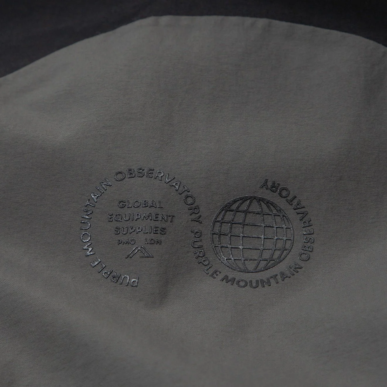 Purple Mountain Observatory Climate Hooded Jacket Black - Image 5