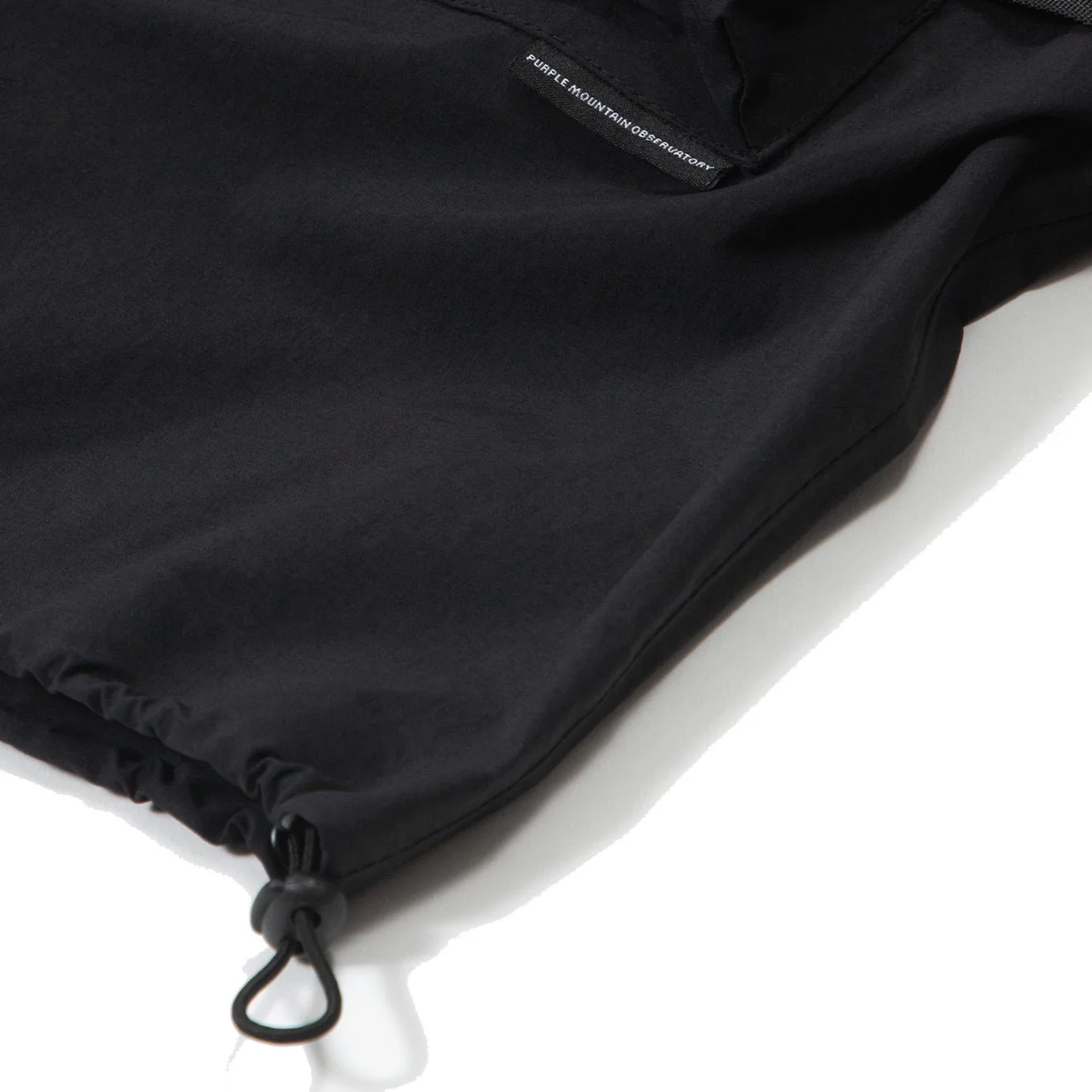 Purple Mountain Observatory Climate Hooded Jacket Black - Image 6