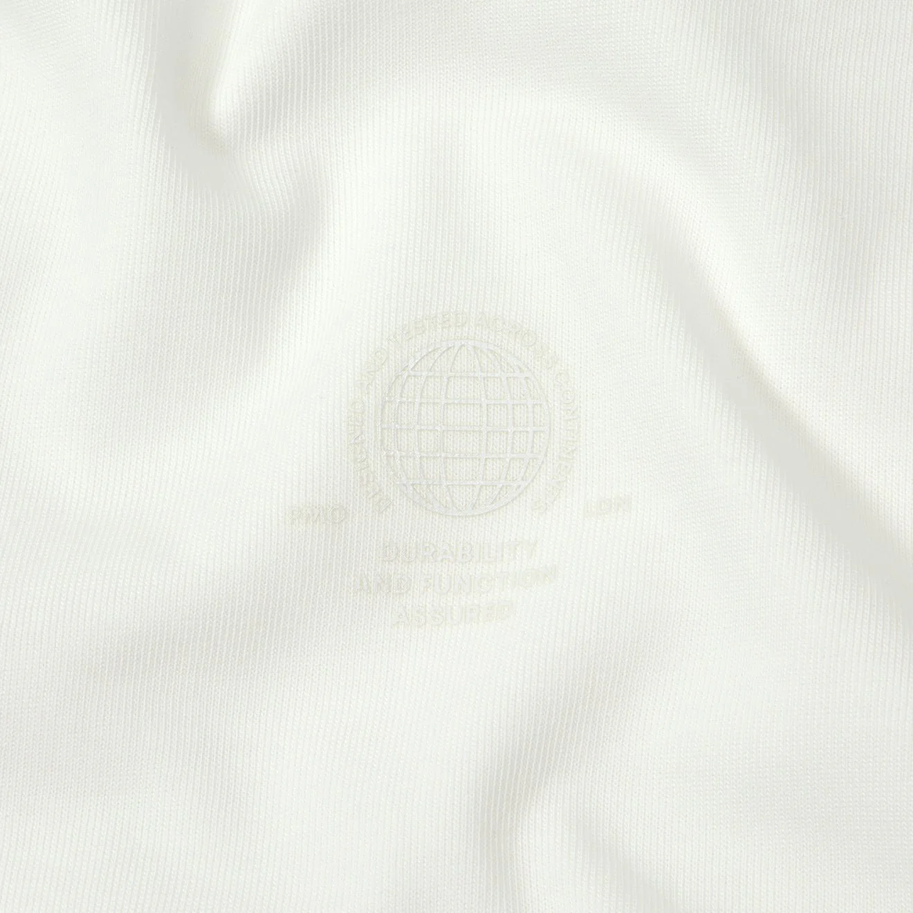 Purple Mountain Observatory Tonal Logo S/S Tee White - Image 3
