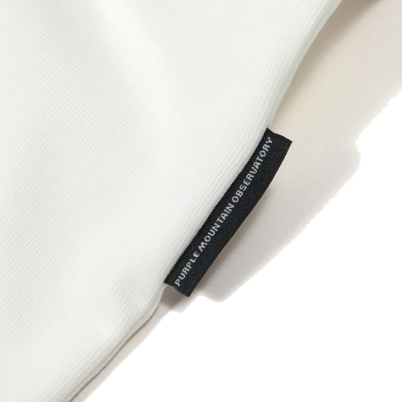 Purple Mountain Observatory Tonal Logo S/S Tee White - Image 4